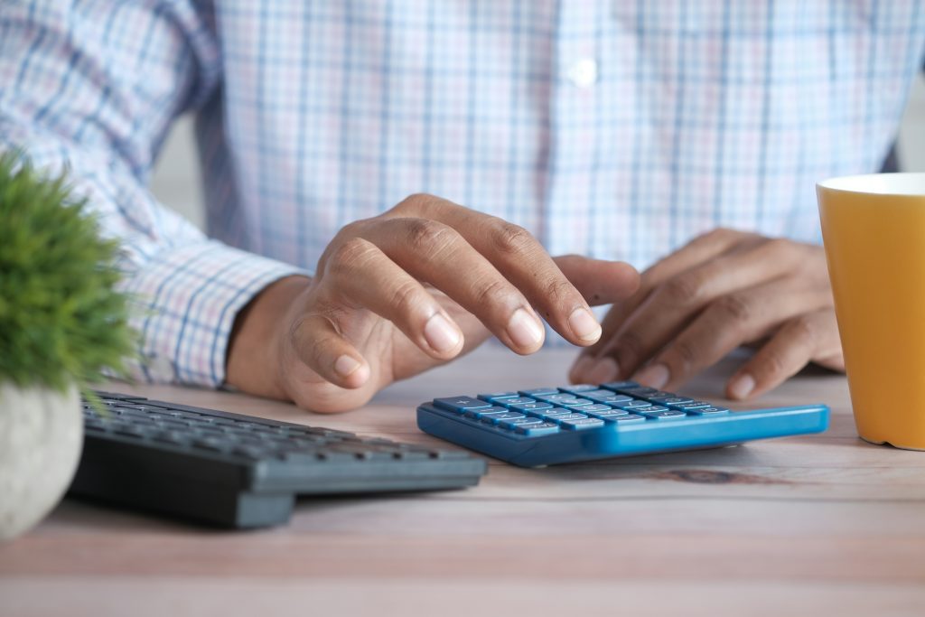 typing calculation