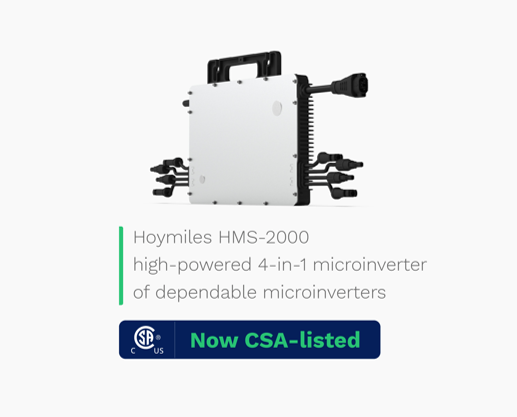 You are currently viewing New HMS High-powered Microinverter CSA-listed in North America