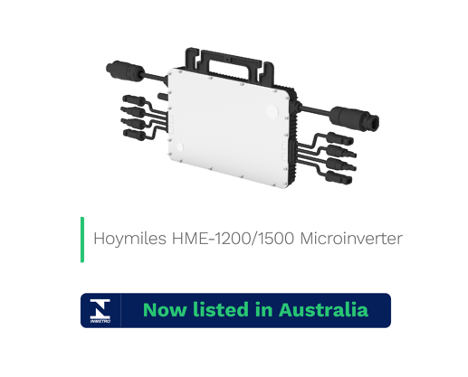 Read more about the article Hoymiles HME Series Microinverter CEC-listed in Australia